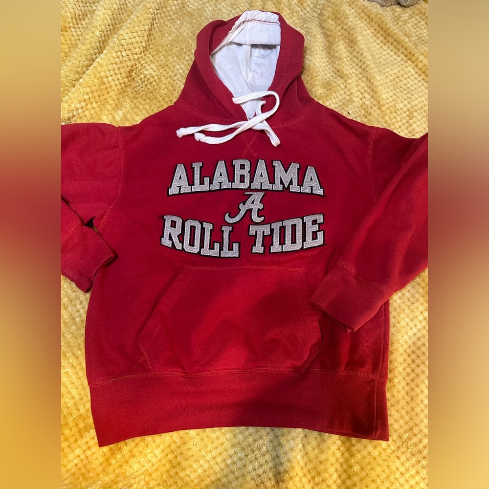 Alabama Roll Tide  Crimson Hoodie M